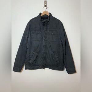 Levi's Trucker Denim Sherpa Lined Black Jacket Men’s Size XL